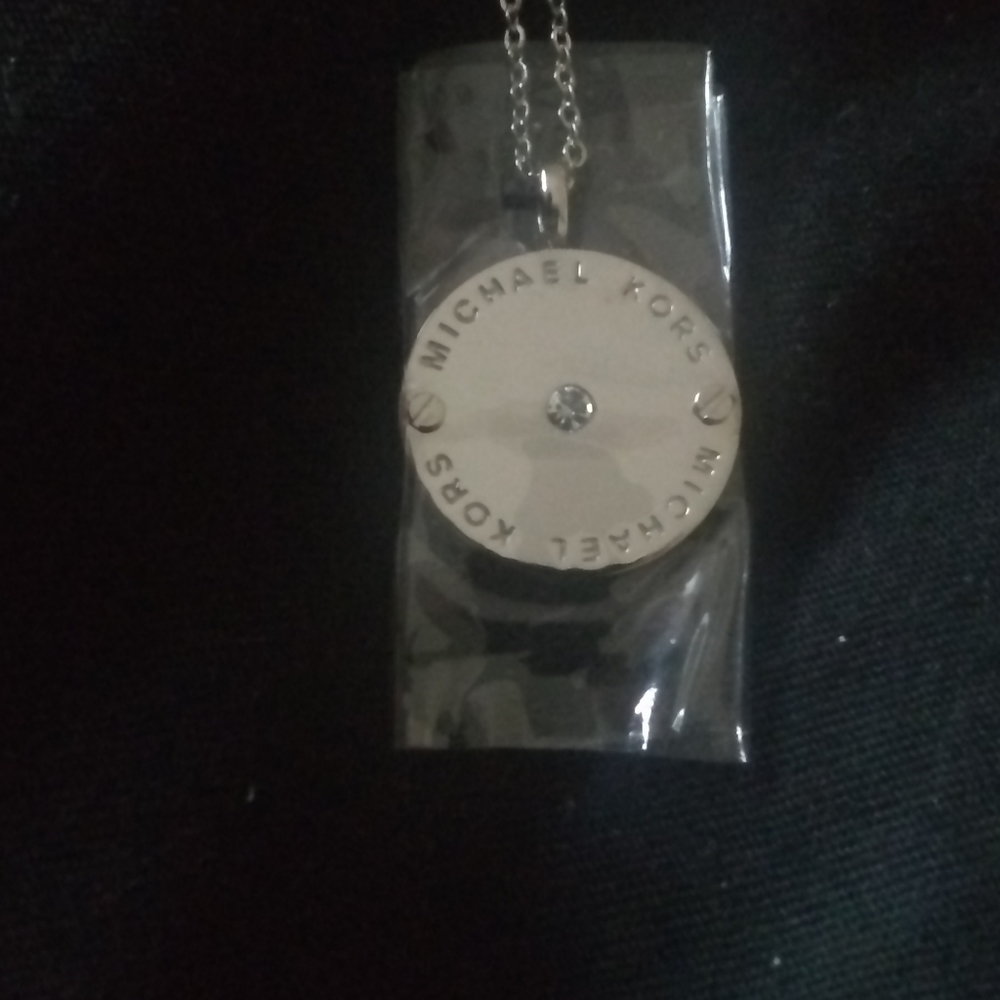Michael Kohrs silver Necklace w/diamond